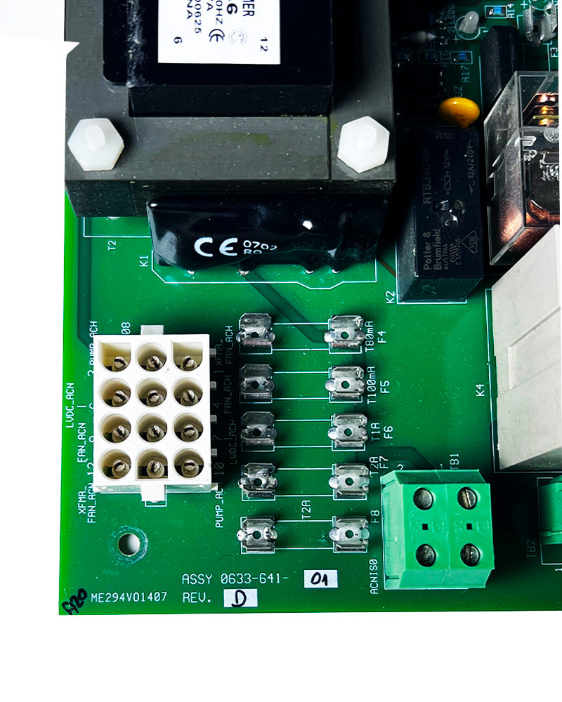 Lumenis UltraPulse Encore Laser AC Control PCB Green Board 0633-641-04 PARTS