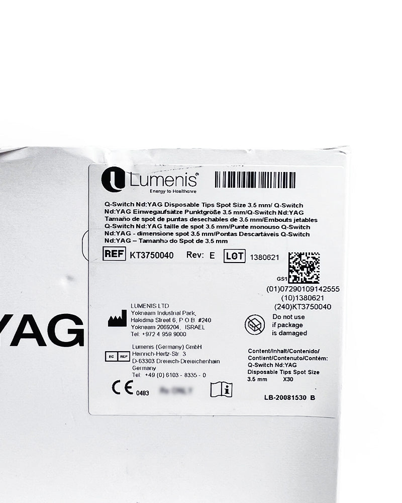 Lumenis M22 Q-Switched Nd YAG Treatment Head 3.5mm Disposable Tip KT3750040 x30