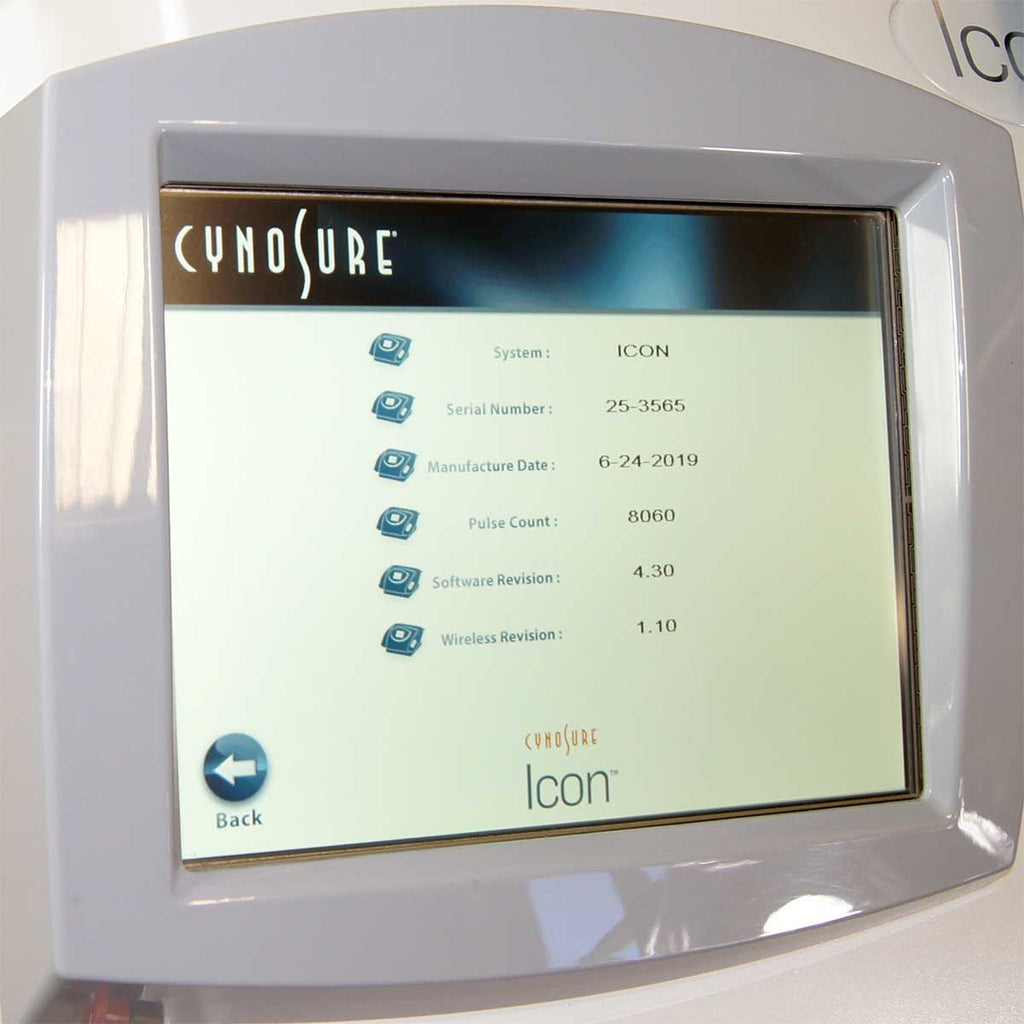 2019 Cynosure Icon IPL System Acne Skin Resurfacing Scar Skintel MaxG Ys R 1540