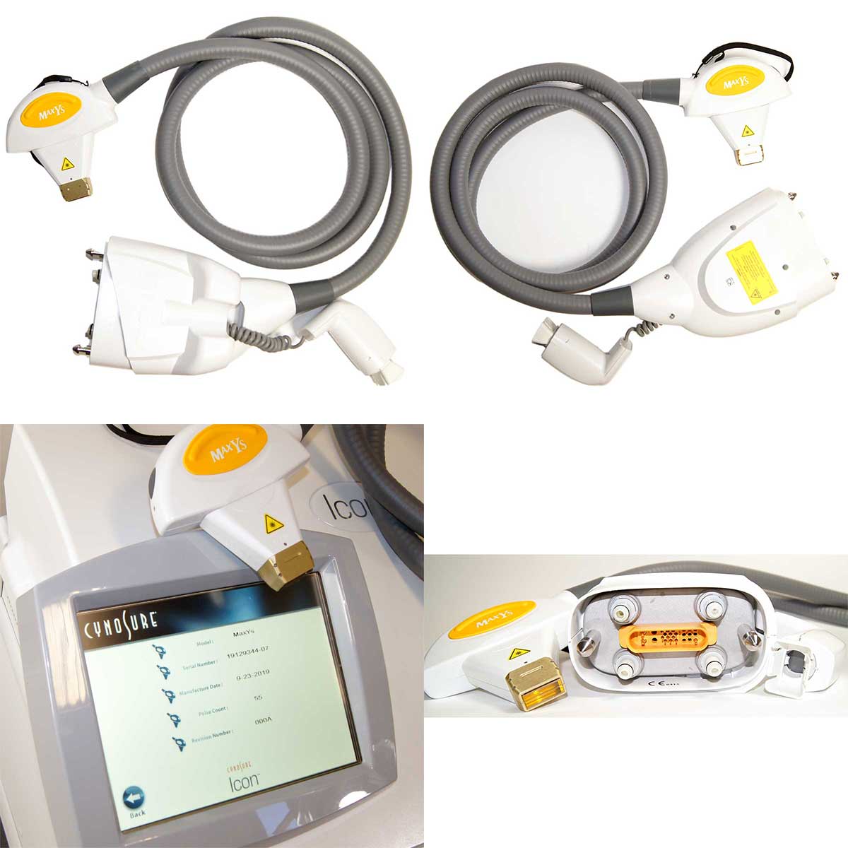 2019 Cynosure Icon IPL System Acne Skin Resurfacing Scar Skintel MaxG Ys R 1540