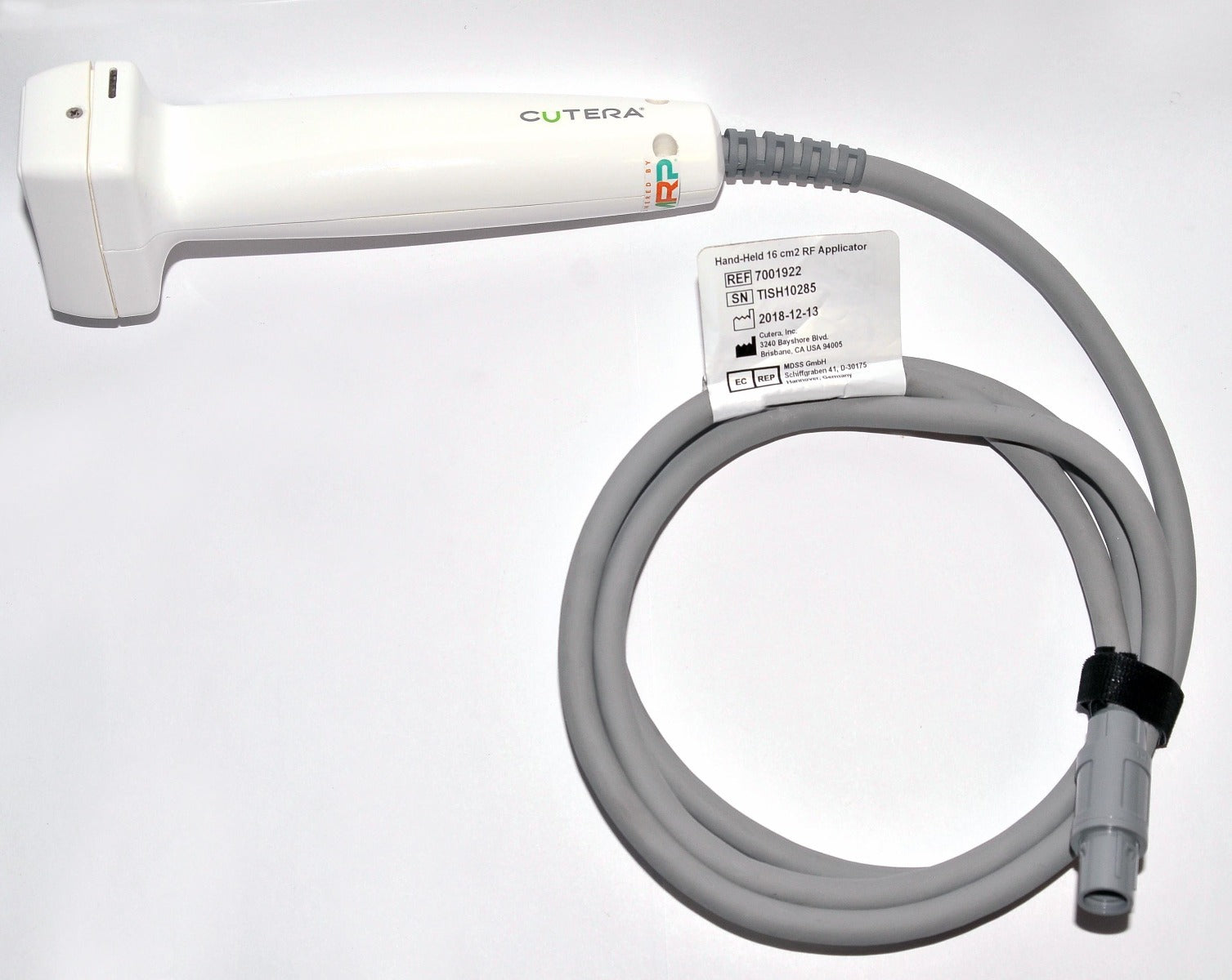 Cutera truSculpt iD RF Body Sculpting Hand-Held 16 cm2 RF Applicator PARTS AS-IS