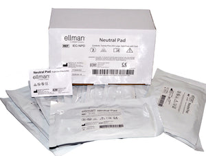 Ellman Cynosure Large Split Neutral Pads RF Electrosurgical w/Cord IEC-NPD x17Pc