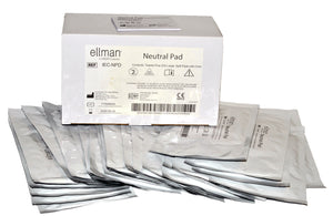 Ellman Cynosure Large Split Neutral Pads RF Electrosurgical w/Cord IEC-NPD x24Pc