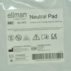 Ellman Cynosure Large Split Neutral Pads RF Electrosurgical w/Cord IEC-NPD x25Pc