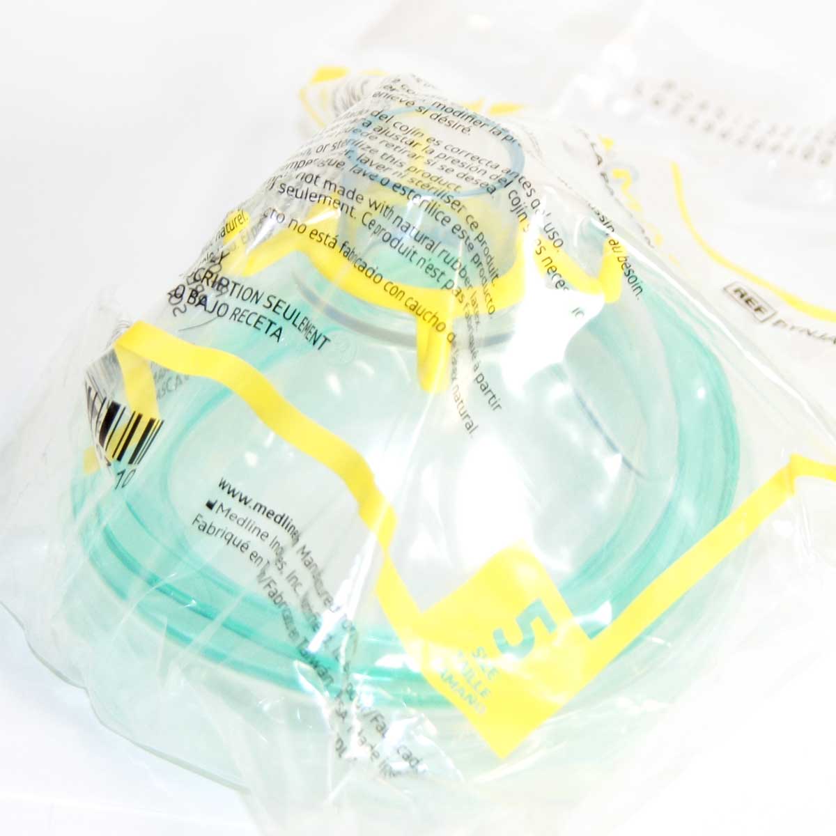 Medline Anesthesia Mask Top Valve Flexible Adult Medium Size 5 DYNJAAMASK35 8pk