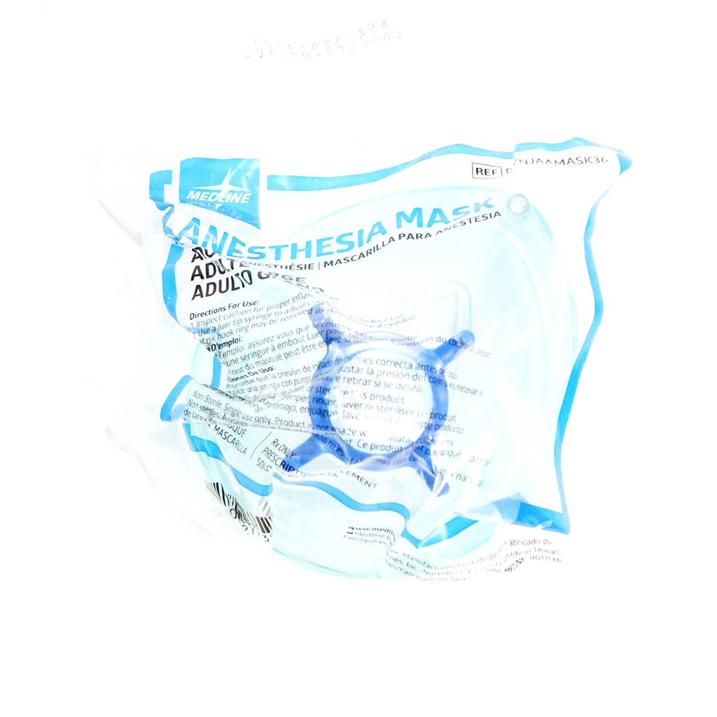Medline Anesthesia Mask Top Valve Flexible Adult Large Size 6 DYNJAAMASK36 - 5pk