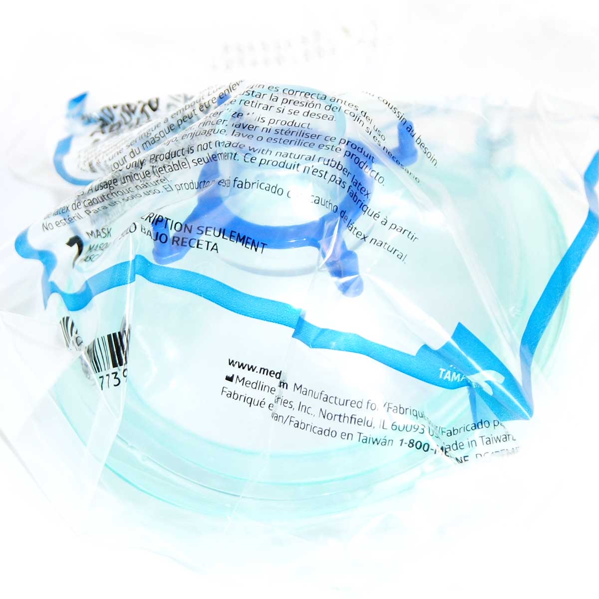 Medline Anesthesia Mask Top Valve Flexible Adult Large Size 6 DYNJAAMASK36 - 5pk