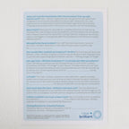 Solta Medical Clear + Brilliant Front Office Script FAQ Sheet MK1297A 2011
