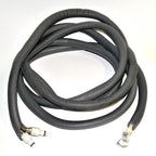 Sciton Laser Water Supply Hose w Male Female Fittings Gray Insulated Tubing
