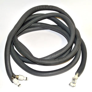 Sciton Laser Water Supply Hose w Male Female Fittings Gray Insulated Tubing