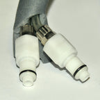 Sciton Laser Water Supply Hose w Male Female Fittings Gray Insulated Tubing