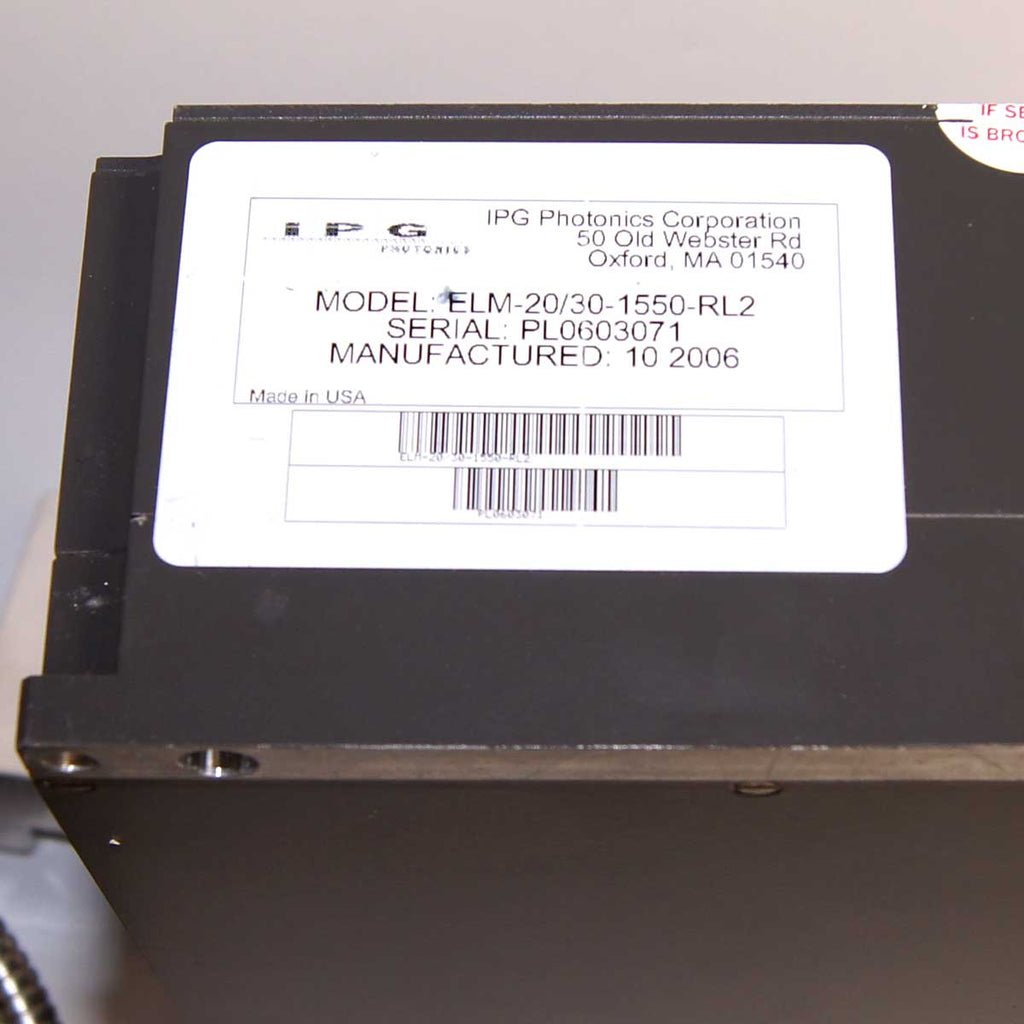 IPG Photonics 30V 10A Laser Head Module ELM-20/30-1550-RL2 for Fraxel ReStore