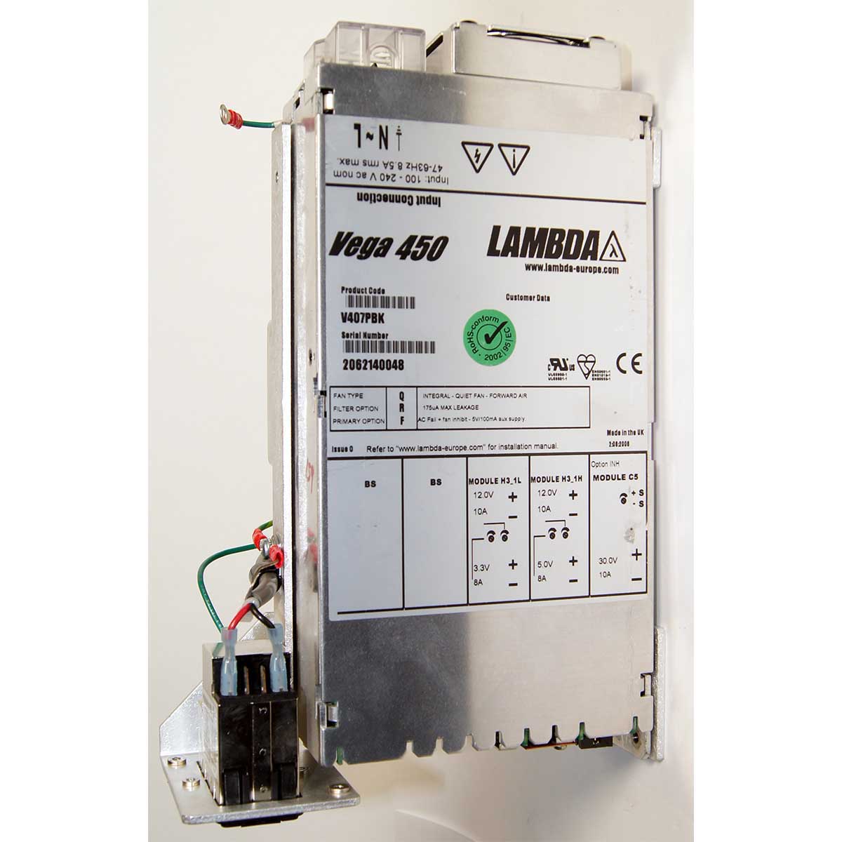 TDK Lambda Vega 450 Power Modular Electrical Supply a Fraxel ReStore PARTS UNIT