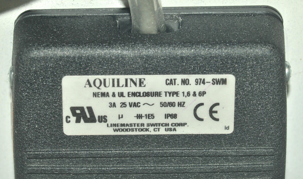 Laser FootSwitch Pedal Aquiline Linemaster 974-SWM 6-Pin Foot Switch PARTS