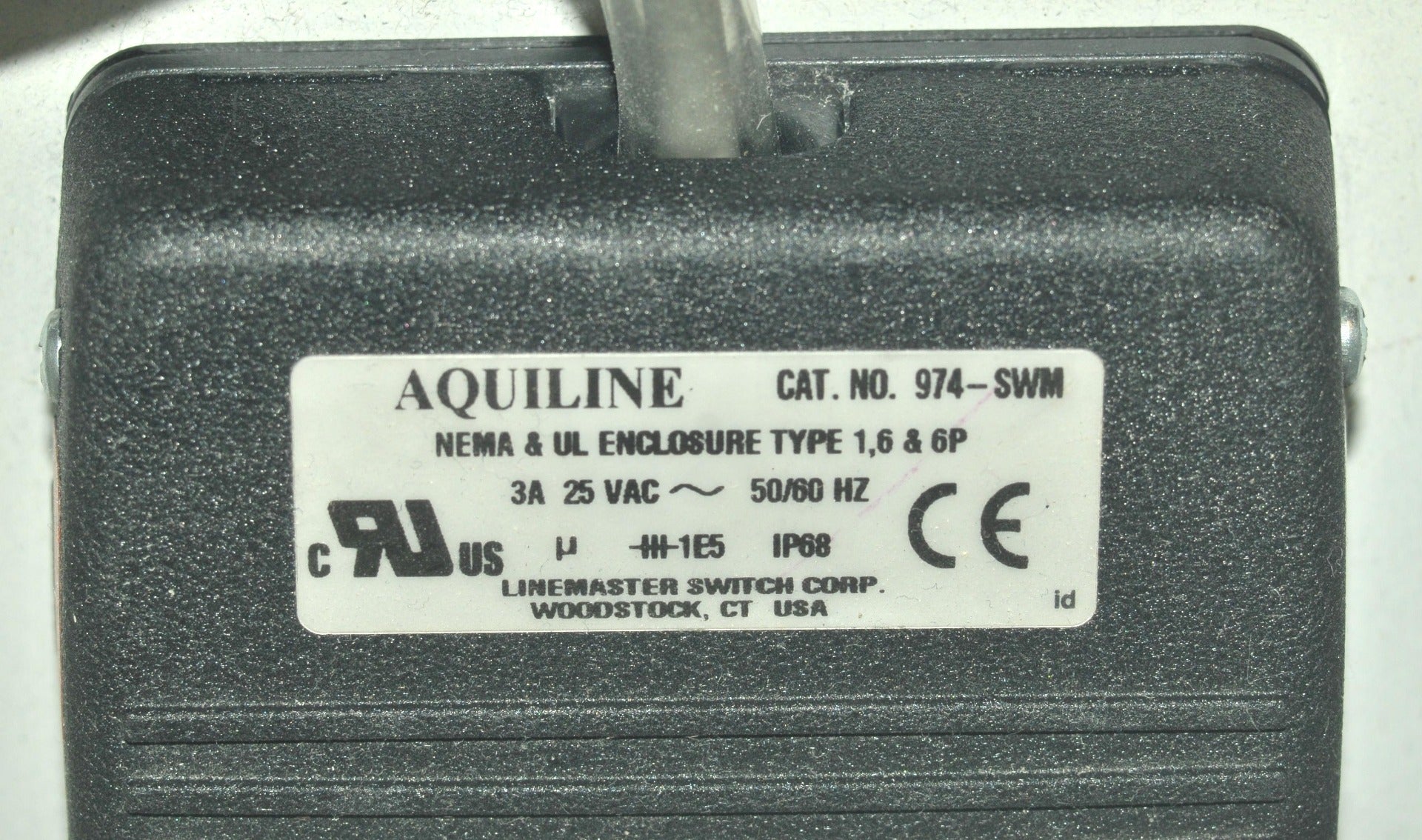 Laser FootSwitch Pedal Aquiline Linemaster 974-SWM 6-Pin Foot Switch PARTS