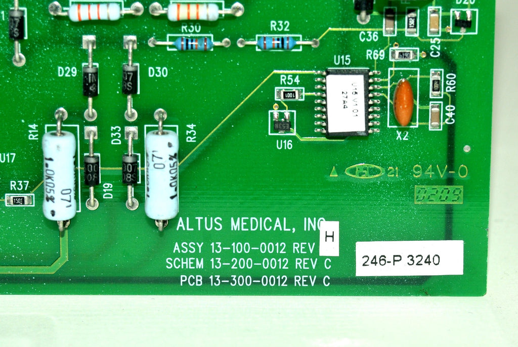 Cutera Altus Xeo CoolGlide Laser Power Supply Interconnect Board PCB 13-100-0012