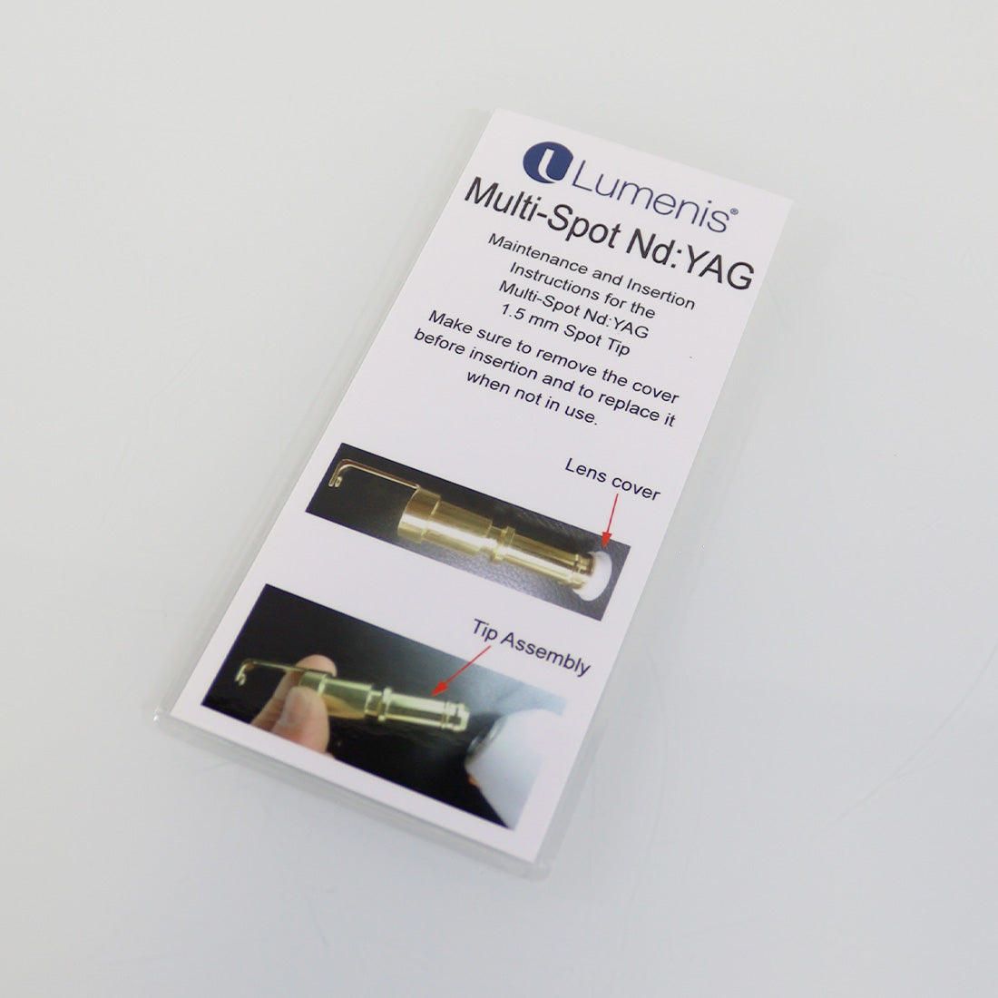Lumenis M22 Laser Multi-Spot Nd Yag Handpiece 1.5 Spot Tip Maintenance Sheet