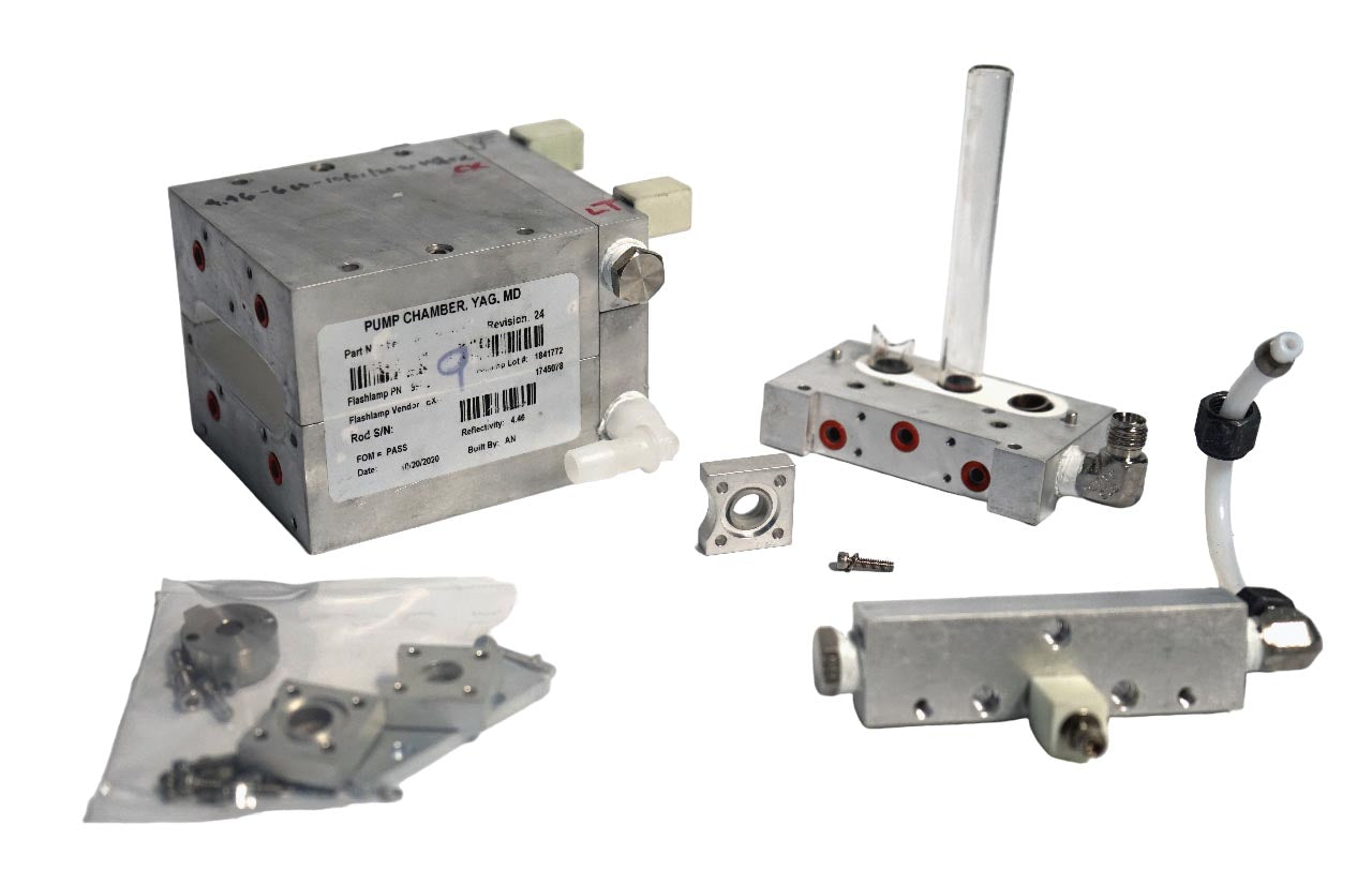 Cynosure Elite Laser Aesthetic Pump Chamber Elite+ 100-7001-950 + YAG MD PARTS