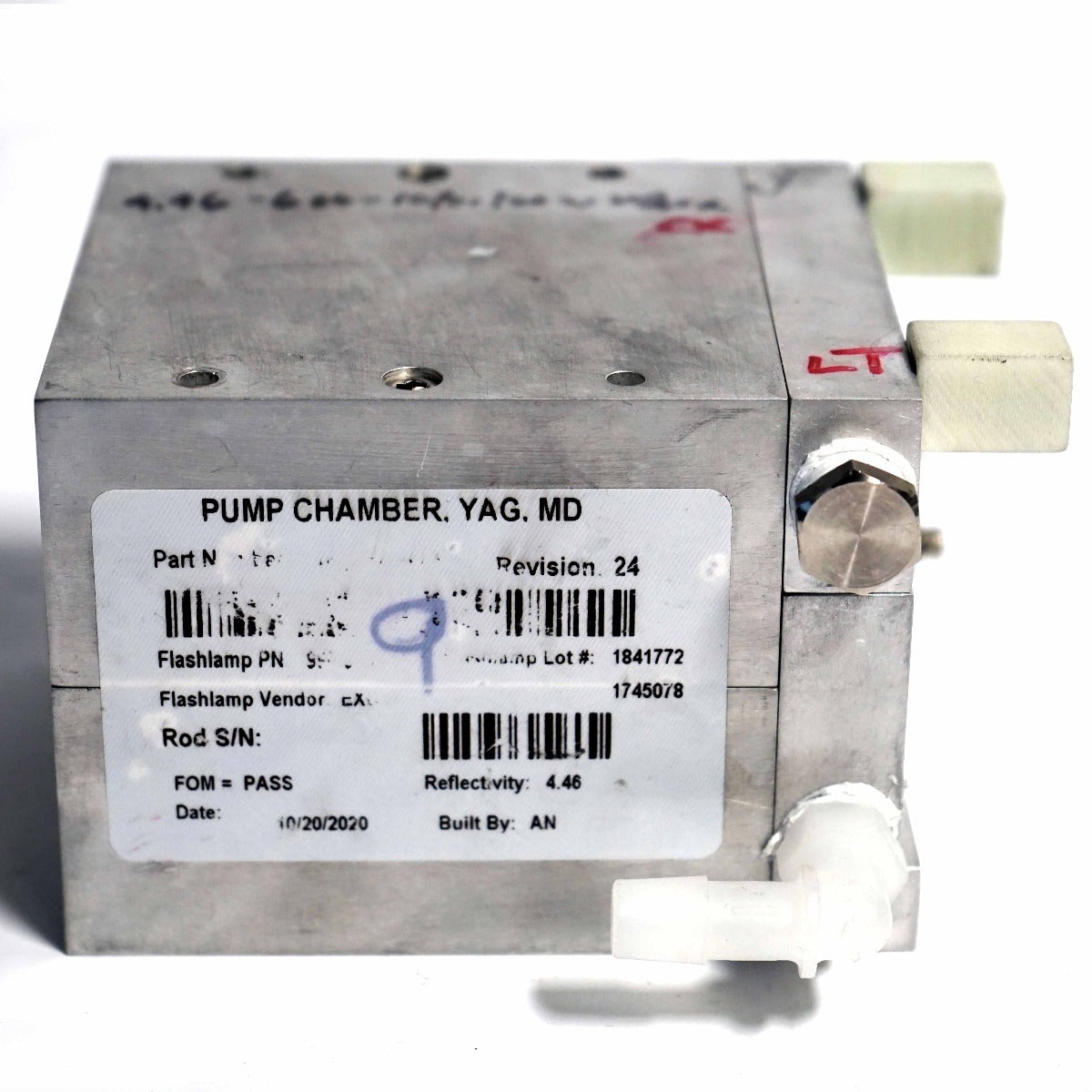 Cynosure Elite Laser Aesthetic Pump Chamber Elite+ 100-7001-950 + YAG MD PARTS