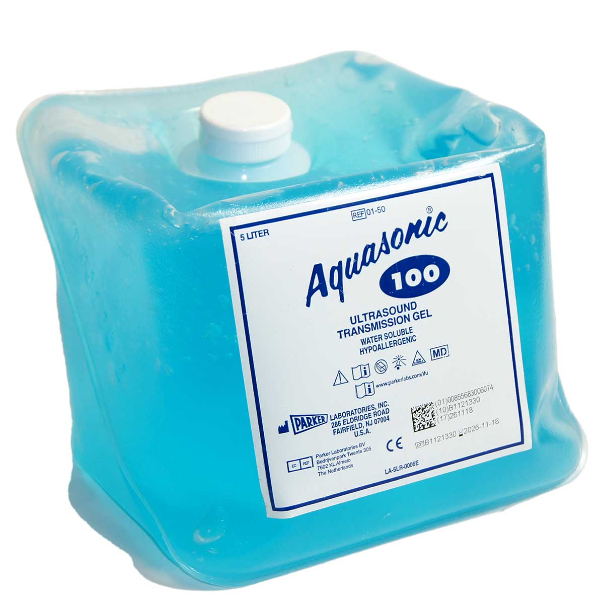 Aquasonic 100 Ultrasound Blue Transmission Gel - ~5 liter - Opened Container
