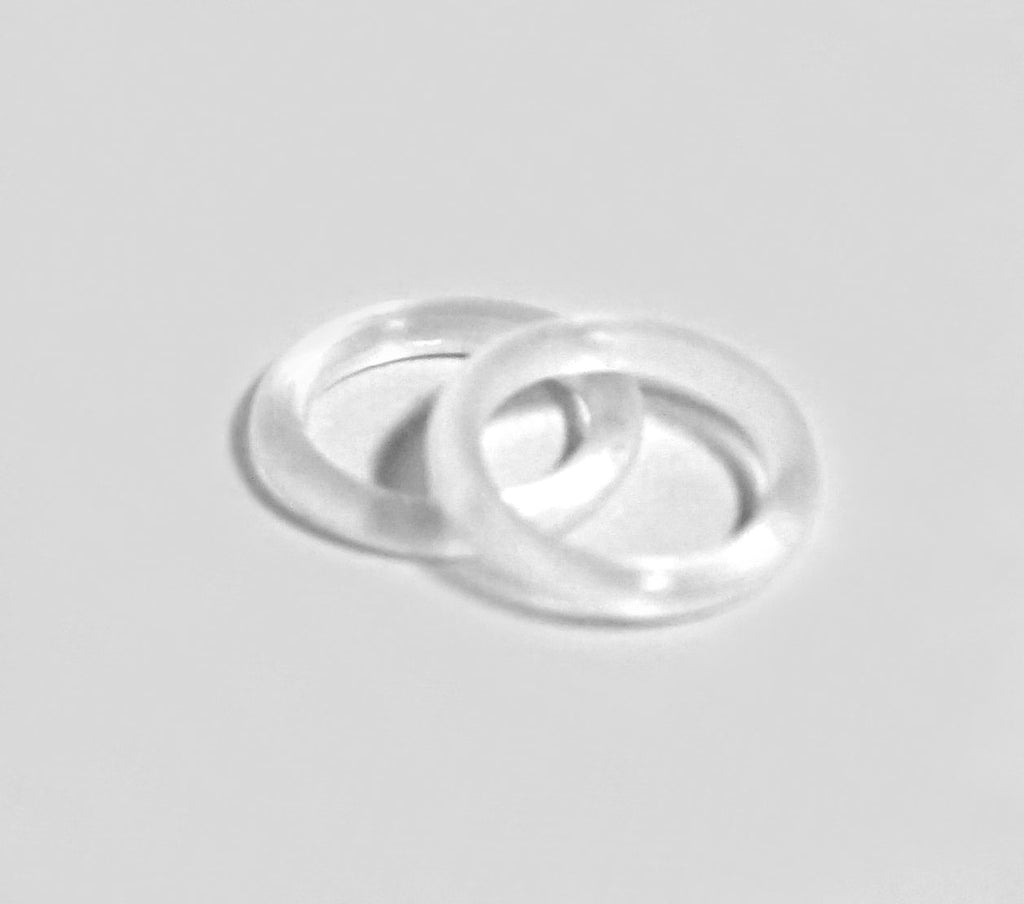 Candela Lasers Gentle Series Flash Lamp Clear O-Rings ORings PARTS Qty: x2 Pcs