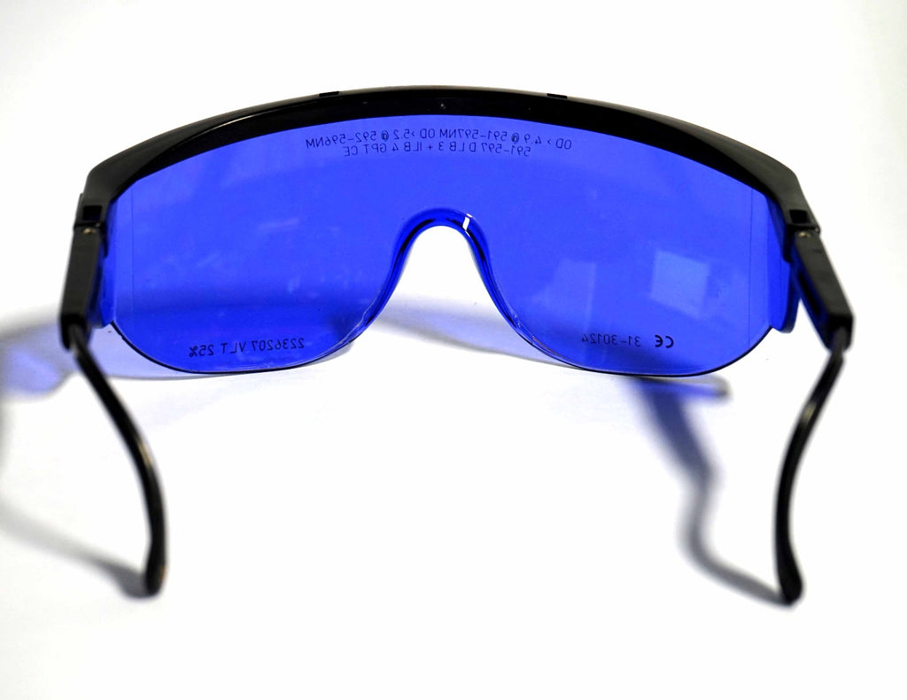Honeywell Laser Operator Eyewear Safety Glasses 592-596nm Blue Tint 31-30124 GPT
