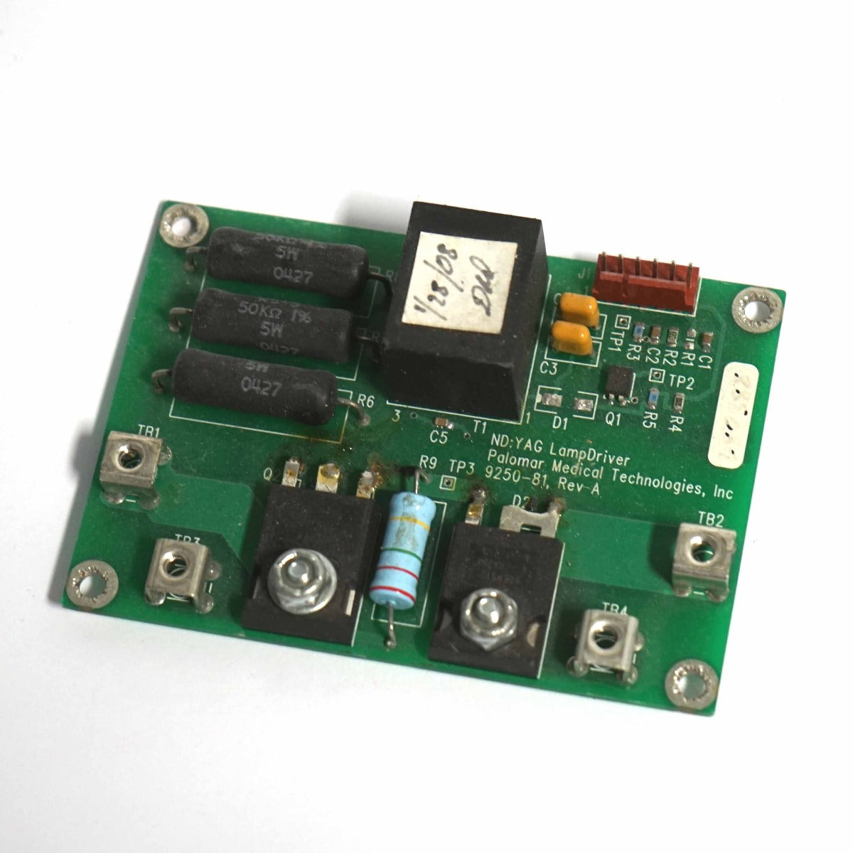 Palomar QYAG 5 Laser PCB Nd YAG LampDriver Green PCB Lamp Driver 9250-81 PART