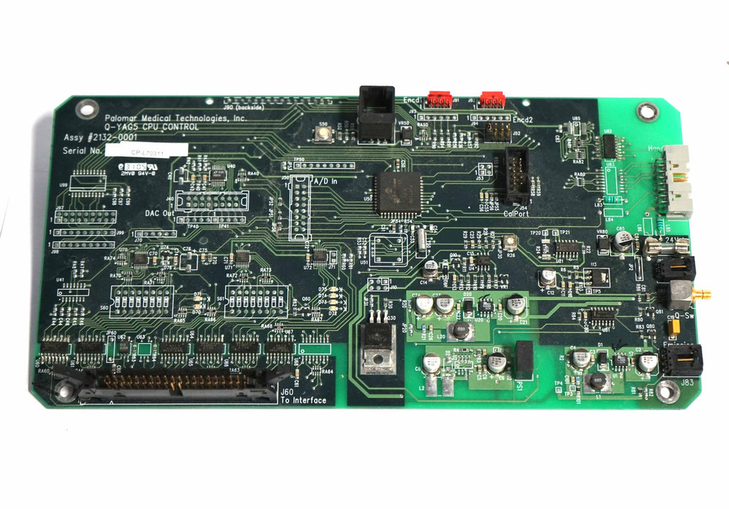 Palomar QYAG 5 Laser Green PCB Computer Board CPU Control 2132-0001 PARTS