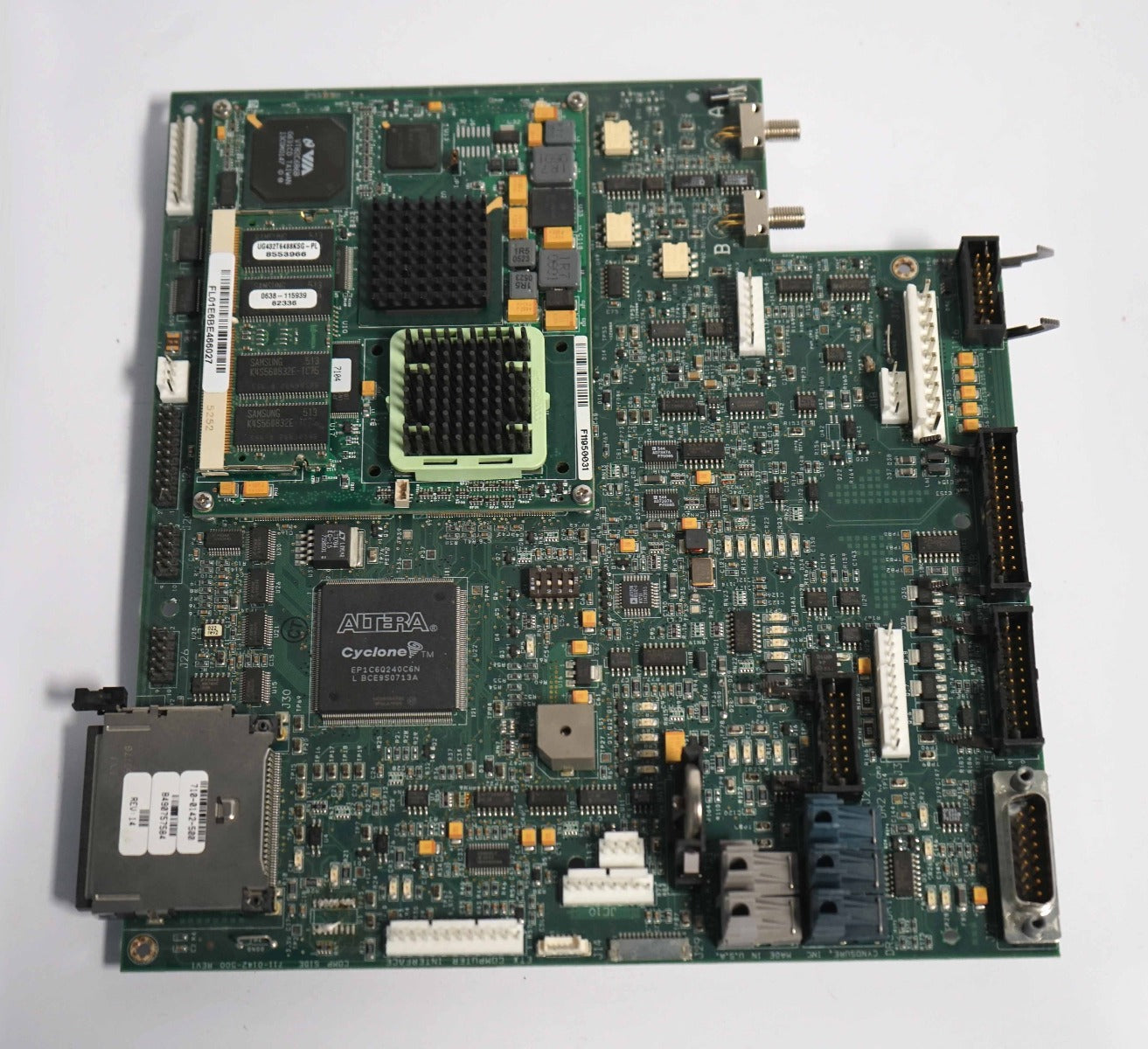 Palomar QYAG 5 Laser ETX Computer Interface Green PCB Board 711-0142-500 PARTS