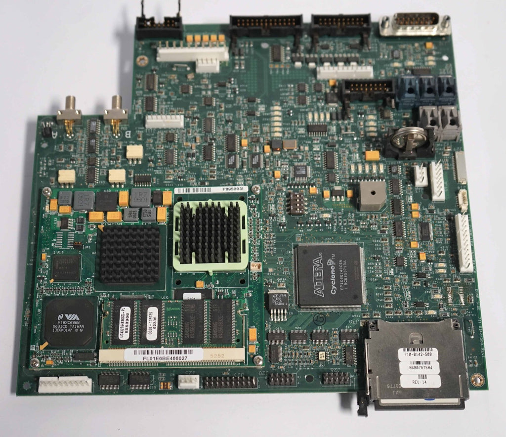 Palomar QYAG 5 Laser ETX Computer Interface Green PCB Board 711-0142-500 PARTS