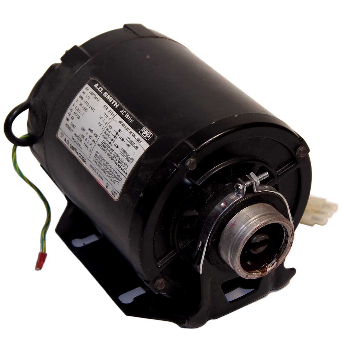 A.O. Smith 115/230V AC Motor 1/3 HP from Candela VBeam Laser System Part As-Is