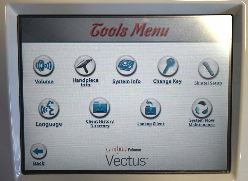 2012 Palomar Vectus 810 nm Diode Laser Hair Removal Cynosure Aesthetic Treatment