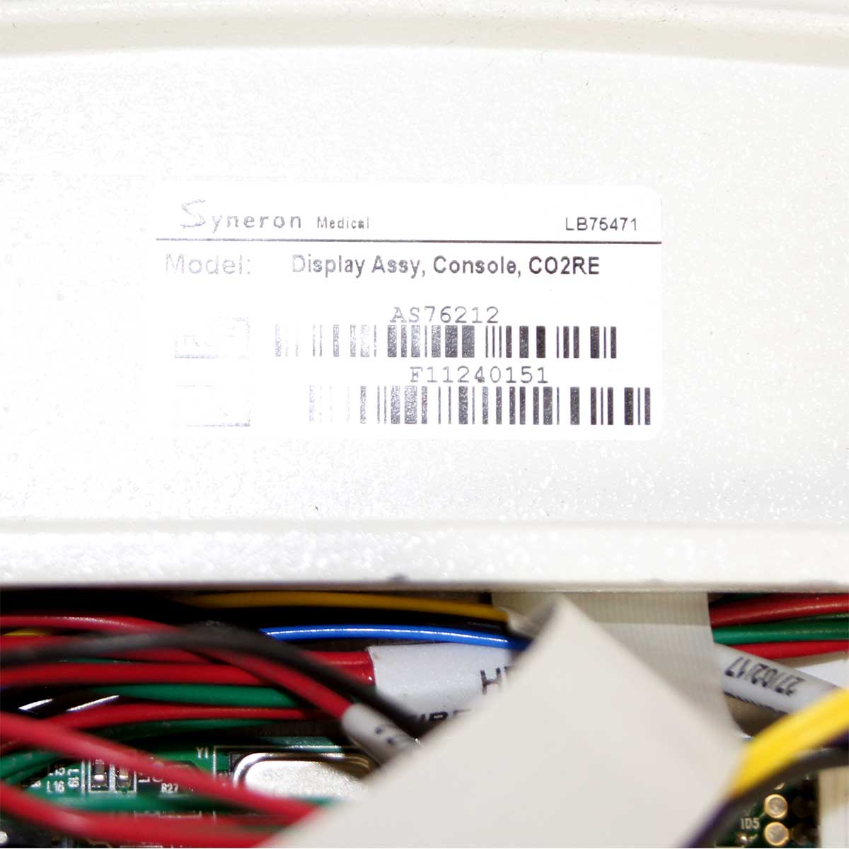 Syneron Candela CO2RE CO2 Laser Monitor Display Assembly AS76212 PARTS As-Is