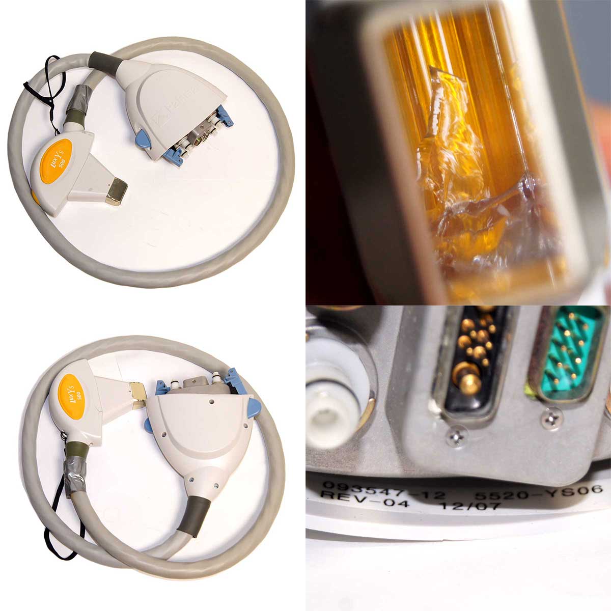 2007 Palomar StarLux 500 IPL Laser Acne Pigmented Lesions Light Hair LuxV LuxY