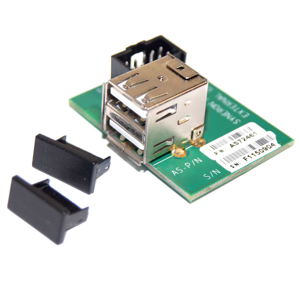 Syneron eTwo External Double USB PCB Green Board with Caps AS72461 - Part - e2