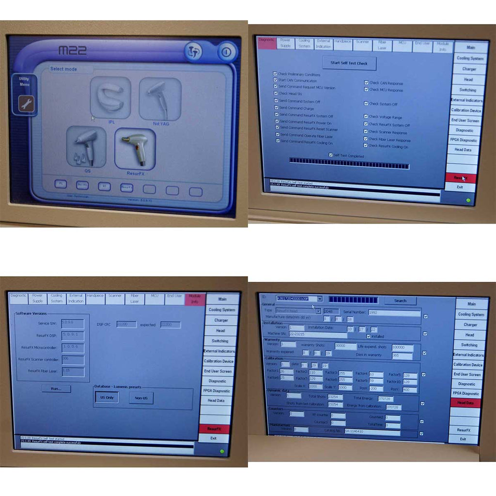 Lumenis M22 ResurFX 1565nm Laser Module Non-Ablative Skin Resurfacing Scanner