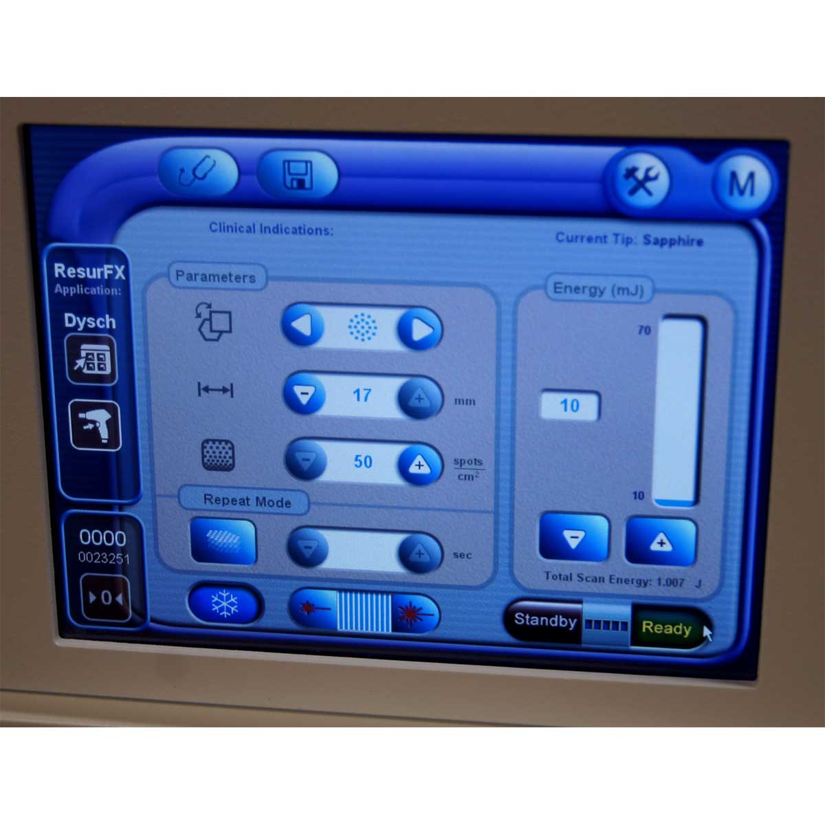Lumenis M22 ResurFX 1565nm Laser Module Non-Ablative Skin Resurfacing Scanner