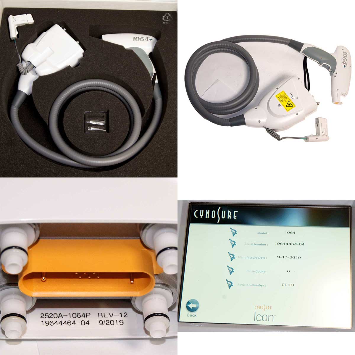 2019 Cynosure Icon IPL Laser System with 5 Handpieces 1540 MaxG MaxR 1064+ MaxYs