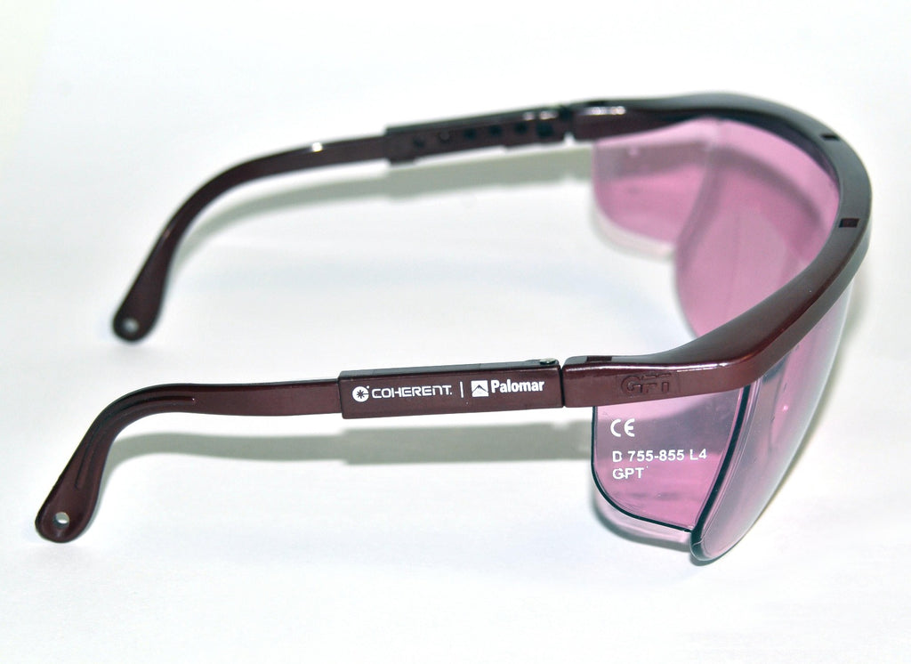Palomar Coherent Light Sheer Diode 810nm Laser Glasses Protective Eyewear Purple