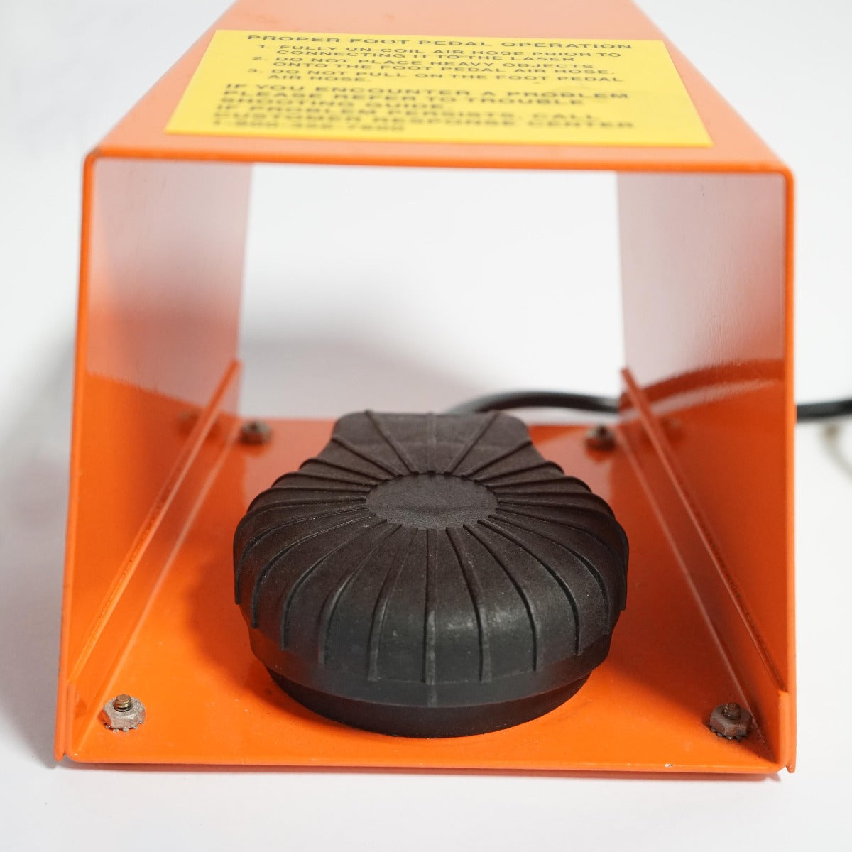 LaserScope Iridex Laser Pneumatic Foot Pedal Switch Orange FootSwitch IPX7 PARTS