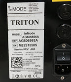 2019 InMode Triton Laser Hair Removal Alexandrite Diode Nd YAG 755 810 1064 Alex