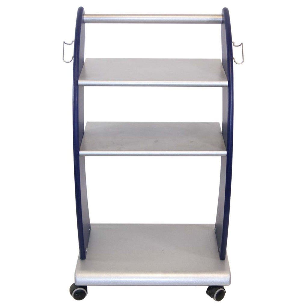 Stylized Aesthetic Workstation Cart 36in - Biorem SkinMaster Spa Rolling Shelf