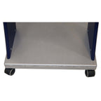 Stylized Aesthetic Workstation Cart 36in - Biorem SkinMaster Spa Rolling Shelf
