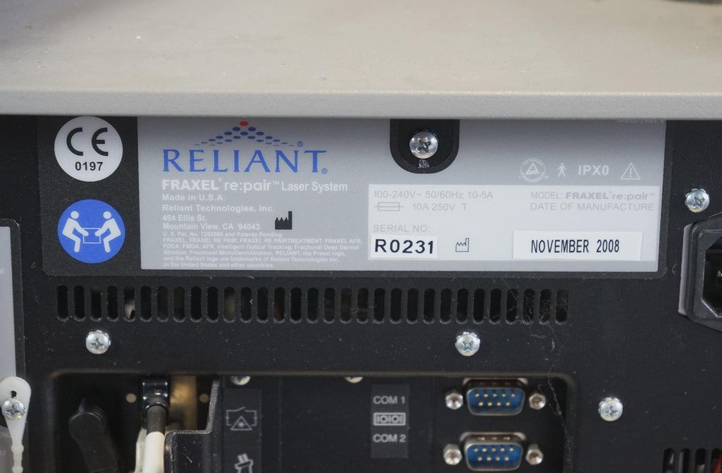 Reliant Fraxel Re:Pair CO2 Fractional Skin Resurfacing Treatment Laser RePair