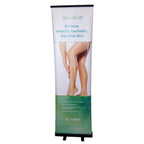 Cutera Excel HR Achieve Smooth Touchable Hair-Free Skin Marketing Banner 25x82in
