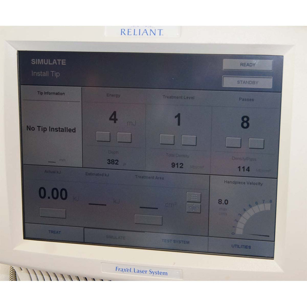 2006 Fraxel SR 1500 Reliant Fractional Laser 1500nm Tabletop System Skin Repair