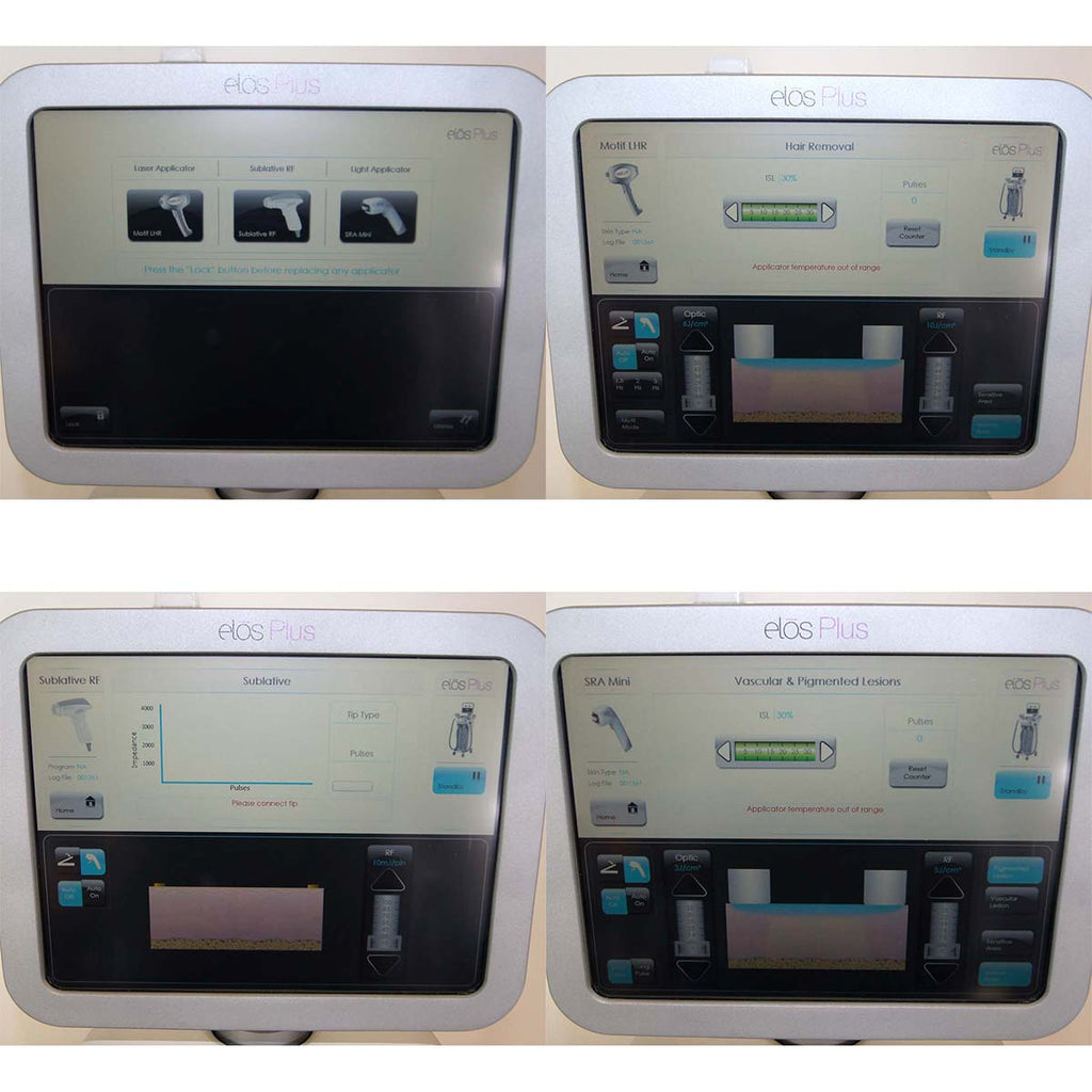 2015 Syneron Candela Elos Plus IPL Laser System Motif LHR SRA Mini Sublative RF