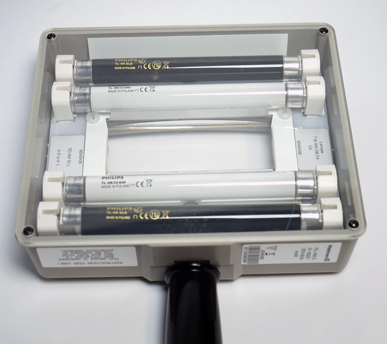 Waldmann Handheld Fluorescent Black Light Ultraviolet Exam Lamp HLL 404/2