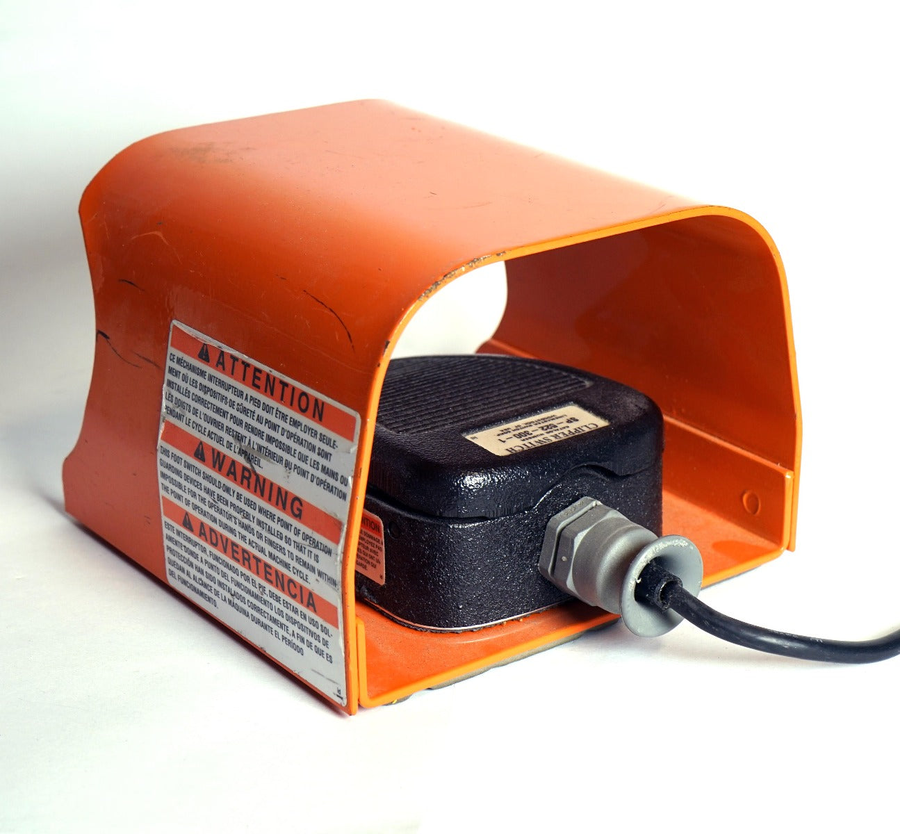 Linemaster 5 Pin Laser Electric FootSwitch Pedal 522-814 Enclosed Foot Switch