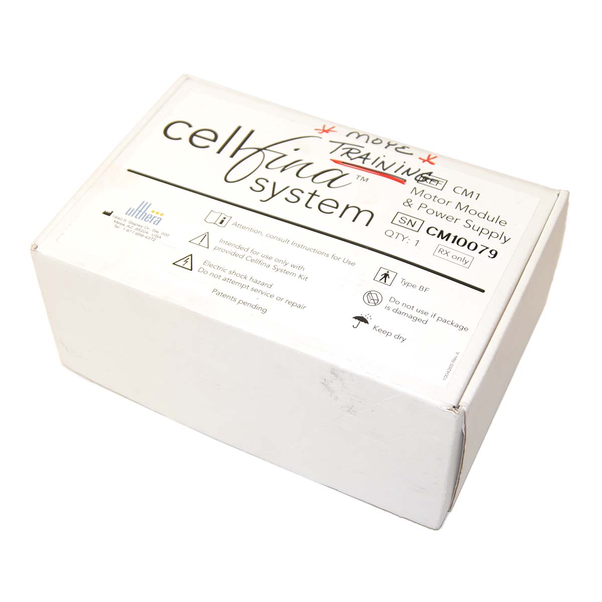 Ulthera Cellfina System CM1 Motor Module and Power Supply 1004109 Fina Cell